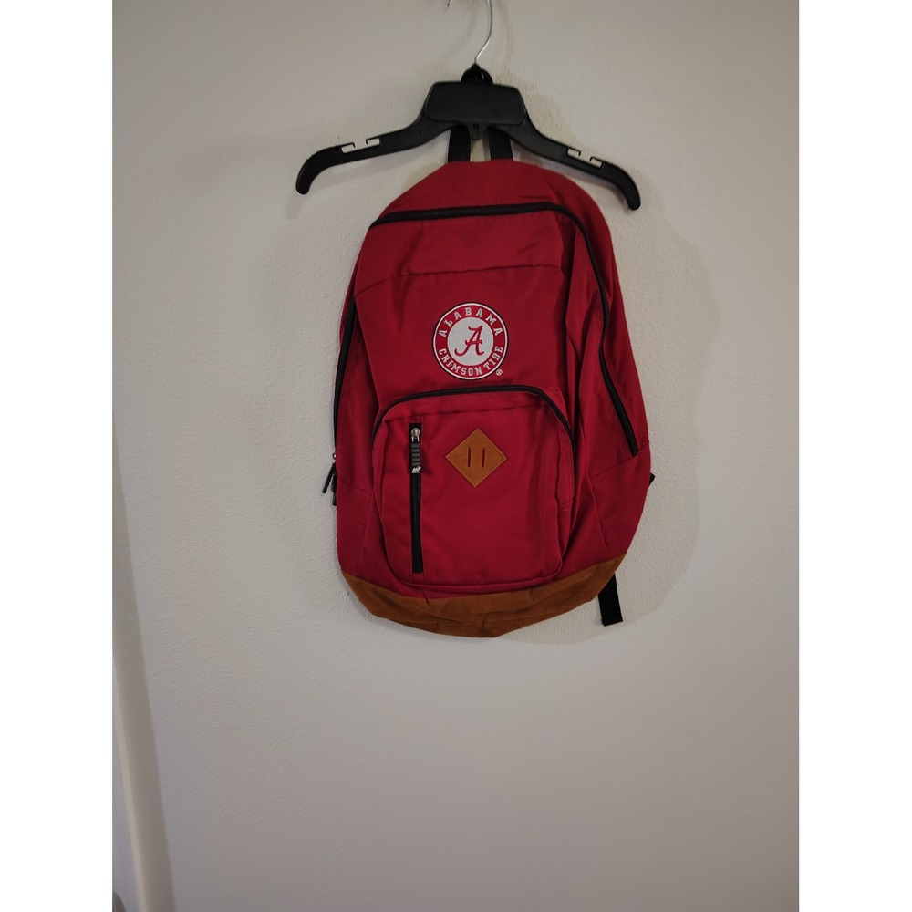 Alabama Crimson Tide Backpack Red Collegiate School Bag NCAA Bama Fan Gear